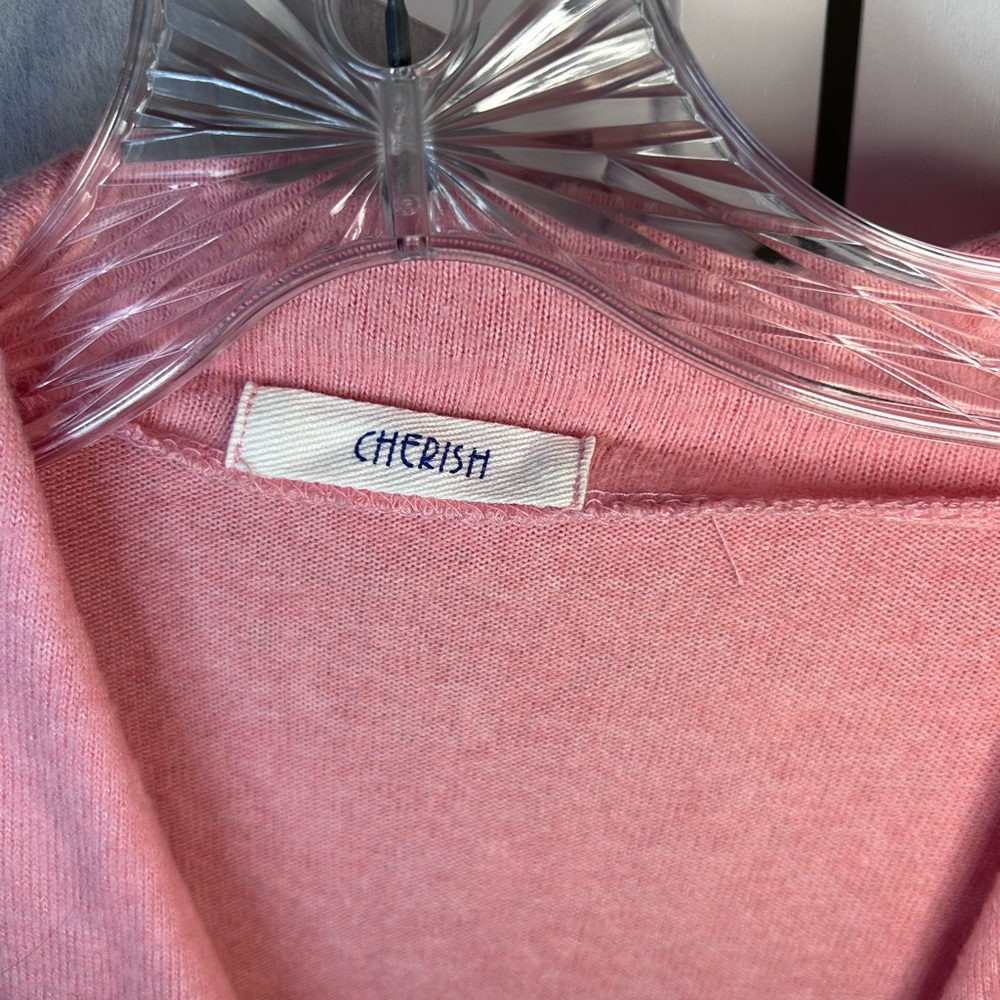 Pink Wrap-Style Top - Picture 3 of 3